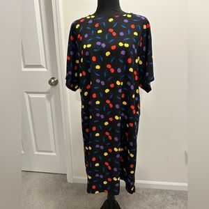 Modcloth Cherry Print Shift Dress